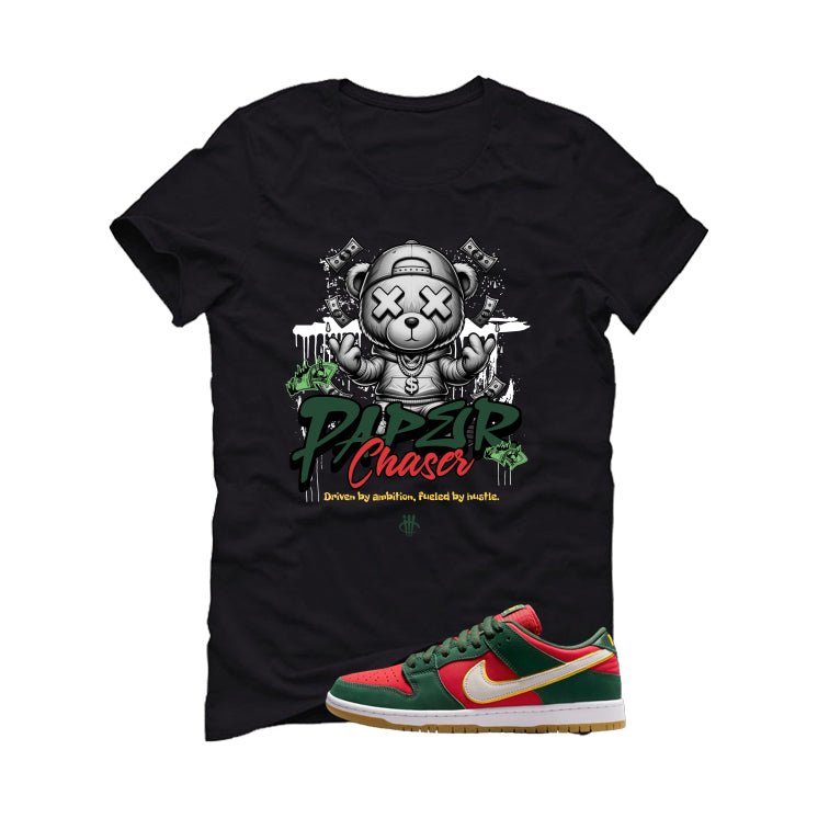 Nike SB Dunk Low PRM Seattle Supersonics Black T-Shirt (Paper Chaser)| illcurrency