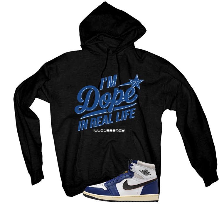 Air Jordan 1 Rare Air Deep Royal Blue Black T-Shirt (DOPE)| illcurrency