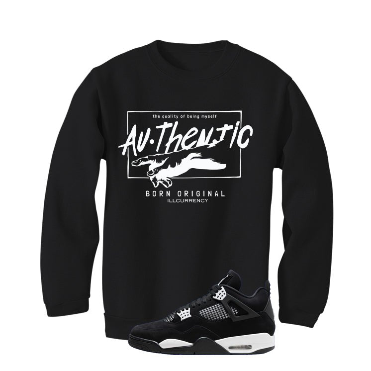 Air Jordan 4 White Thunder Black T-Shirt (Authentic)| illcurrency