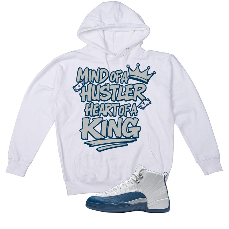 Air Jordan 12 French Blue White T-Shirt (Mind Of A Hustler)| illcurrency