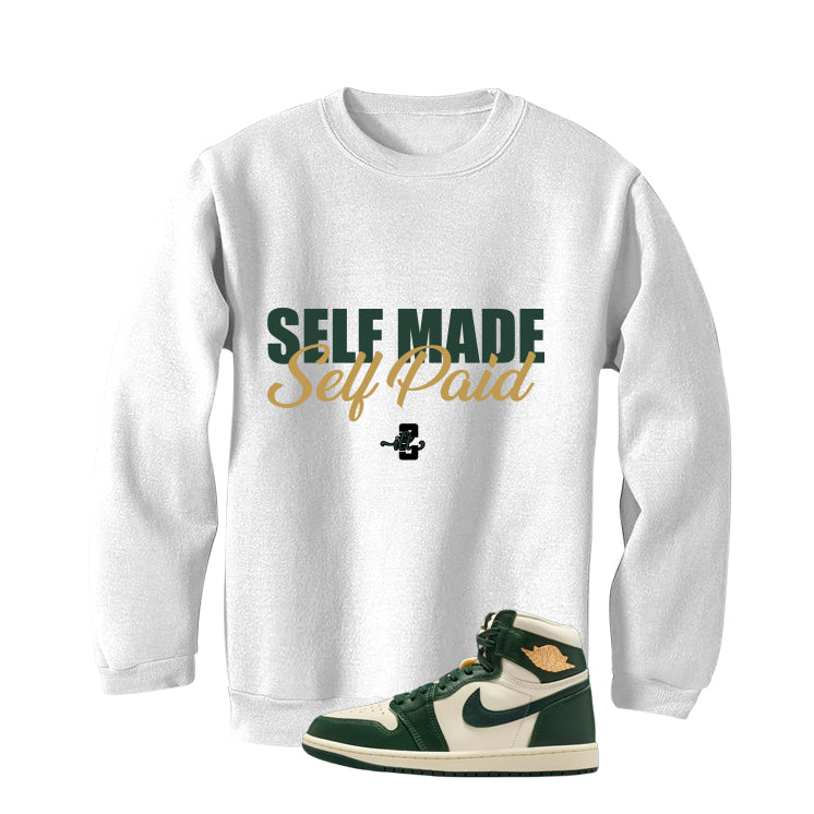 Air Jordan 1 High OG WMNS Fir Matching T-Shirt, Sweatshirts & Hoodies White T-Shirt (Self Made Self Paid)| illcurrency