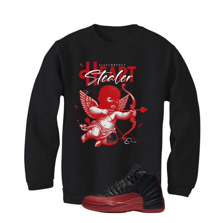 Air Jordan 12 Flu Game 2025 Black T-Shirt (Heart Stealer)| illcurrency