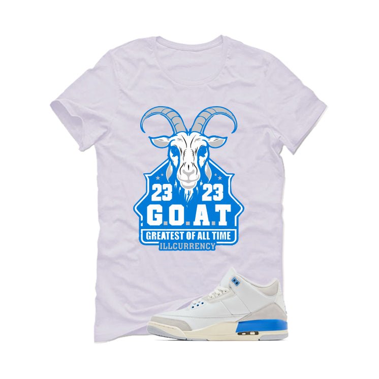 Air Jordan 3 Lucky Shorts White T-Shirt (GOAT 23)| illcurrency