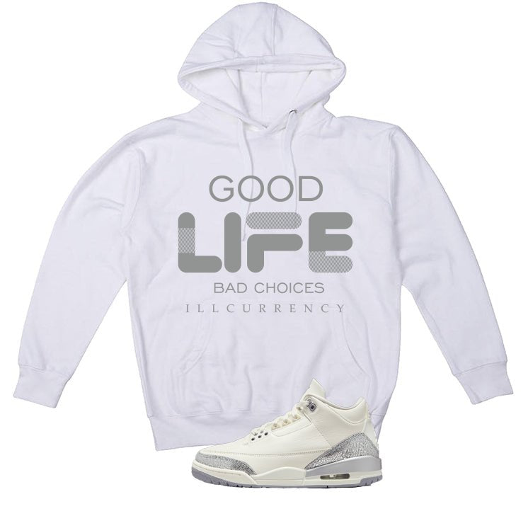 Air Jordan 3 WMNS Sail White T-Shirt (Bad Choices)| illcurrency