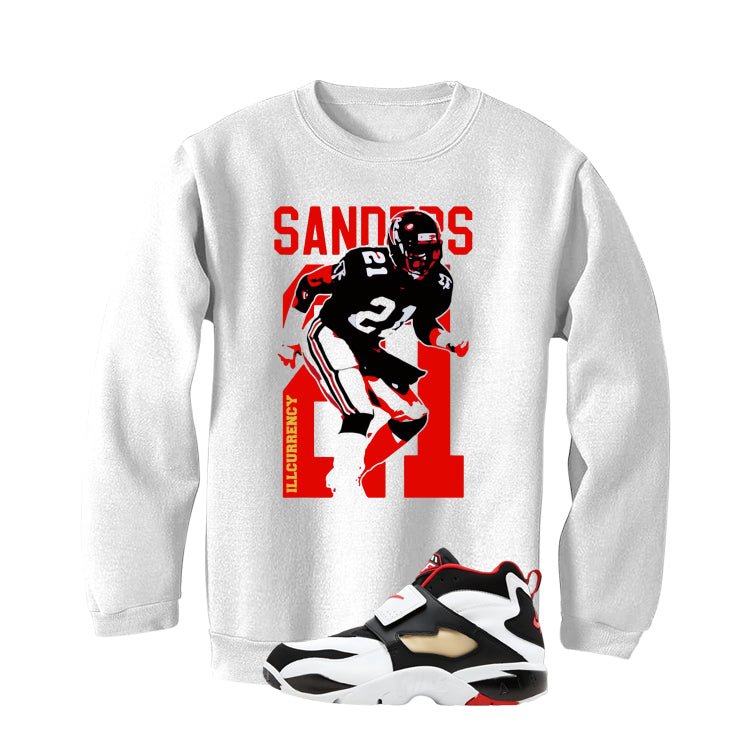 Nike Air Diamond Turf Falcons White T-Shirt (Sanders Prime Time)| illcurrency