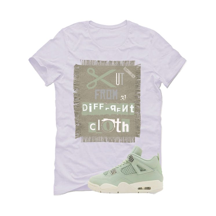 Air Jordan 4 WMNS Seafoam White T-Shirt (Cut from a different cloth)| illcurrency