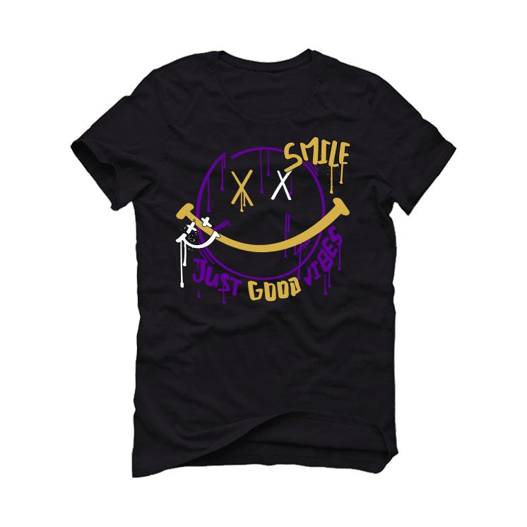 Air Jordan 12 Field Purple - Black T-Shirt (Smile)