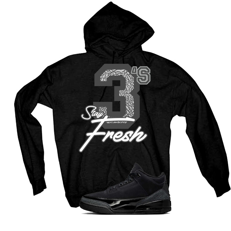 Air Jordan 3 Black Cat Black T-Shirt (Stay Fresh)| illcurrency