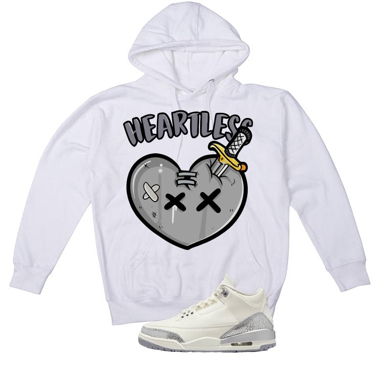 Air Jordan 3 WMNS Sail White T-Shirt (Heartless)| illcurrency