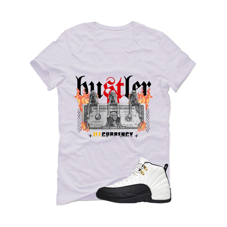 Air Jordan 12 Taxi Matching T-Shirt, Sweatshirts & Hoodies White T-Shirt (See No Evil Hustler)| illcurrency