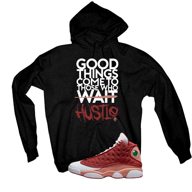 Air Jordan 13 Dune Red Black T-Shirt (Good Things)| illcurrency