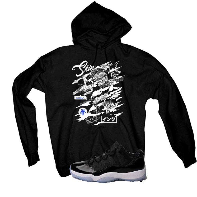 Air Jordan 11 Low “Space Jam” | illcurrency Black T-Shirt (SKIN AND INK)