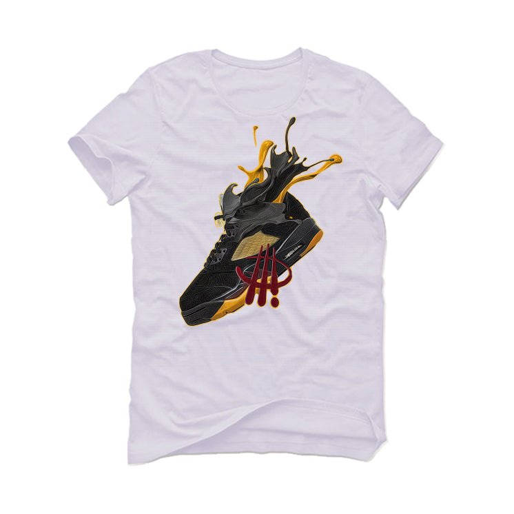 A Ma Maniére x Air Jordan 5 “Black” | illcurrency White T-Shirt (SPLASH 5)