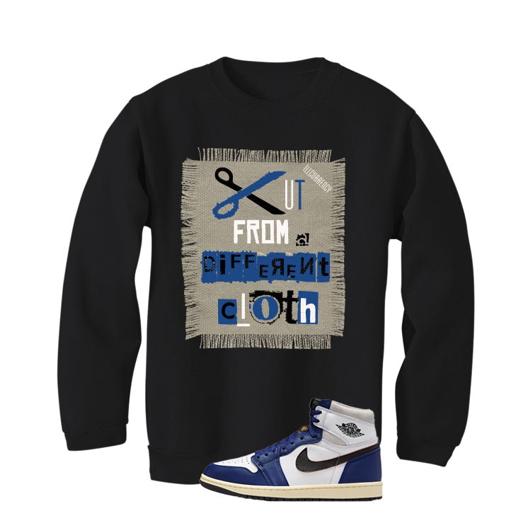 Air Jordan 1 Rare Air Deep Royal Blue Black T-Shirt (Cut from a different cloth)| illcurrency