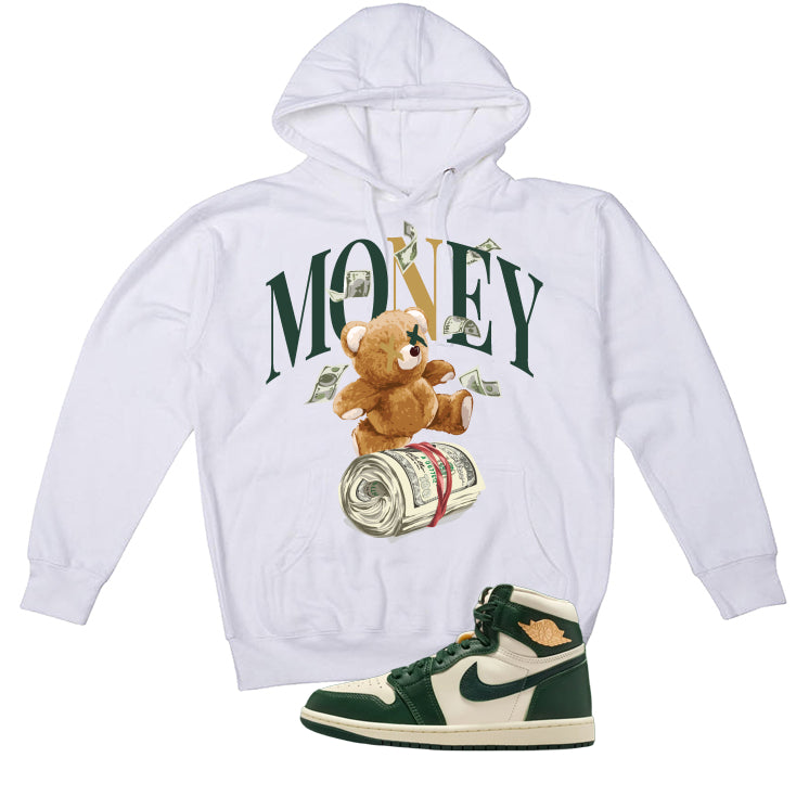 Air Jordan 1 High OG WMNS Fir Matching T-Shirt, Sweatshirts & Hoodies White T-Shirt (Money Bear)| illcurrency