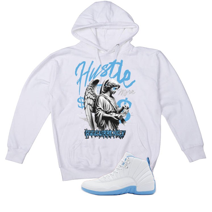 Air Jordan 12 Melo White T-Shirt (Hustle More)| illcurrency