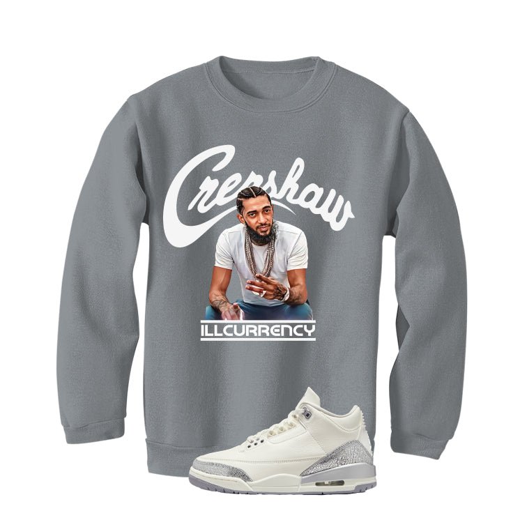 Air Jordan 3 WMNS Sail Grey T-Shirt (Crenshaw)| illcurrency