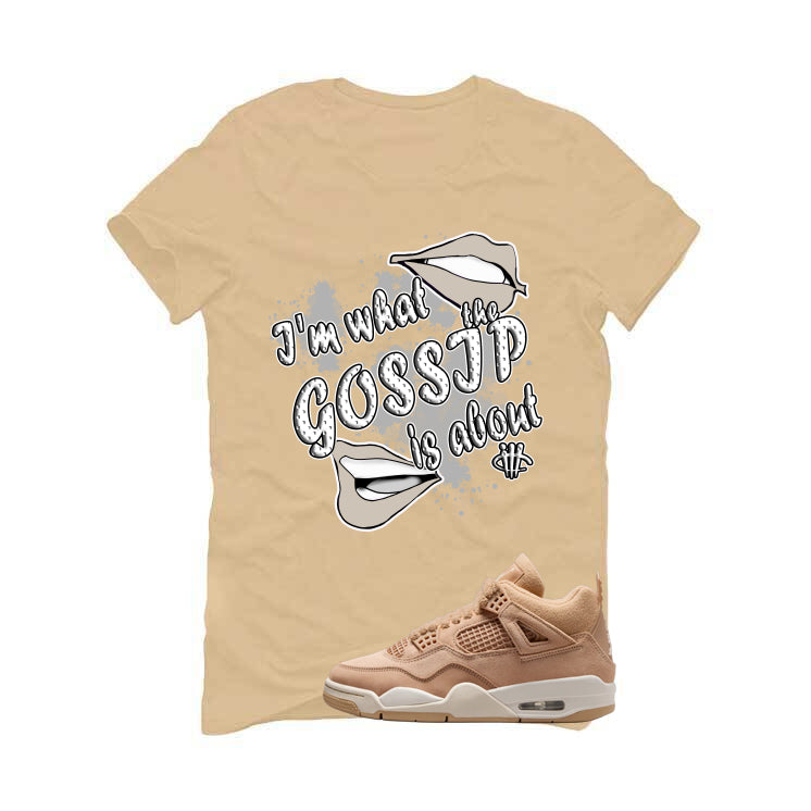 Air Jordan 4 WMNS Cozy Girl Matching T-Shirt, Sweatshirts & Hoodies Tan T-Shirt (Gossip)| illcurrency