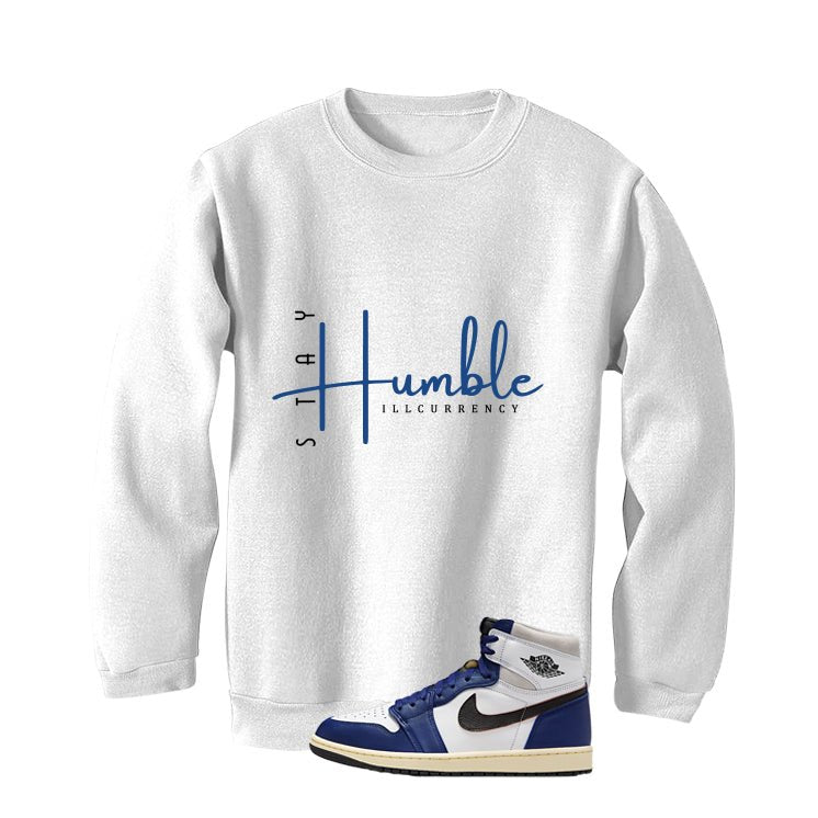 Air Jordan 1 Rare Air Deep Royal Blue White T-Shirt (Stay Humble)| illcurrency