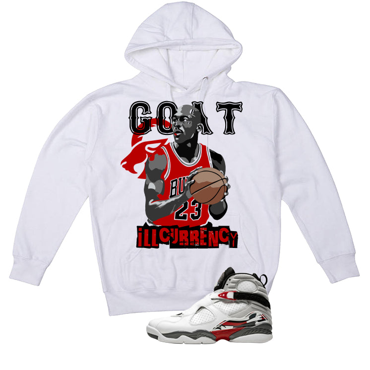 Air Jordan 8 Bugs Bunny Matching T-Shirt, Sweatshirts & Hoodies White T-Shirt (GOAT 23)| illcurrency