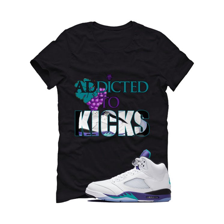 Air Jordan 5 OG Grape Black T-Shirt (addicted to kicks)| illcurrency