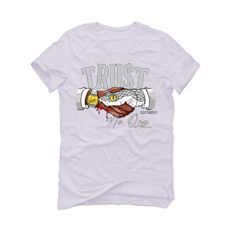 Air Jordan 1 High OG “Elephant” | illcurrency White T-Shirt (TRUST NO ONE)