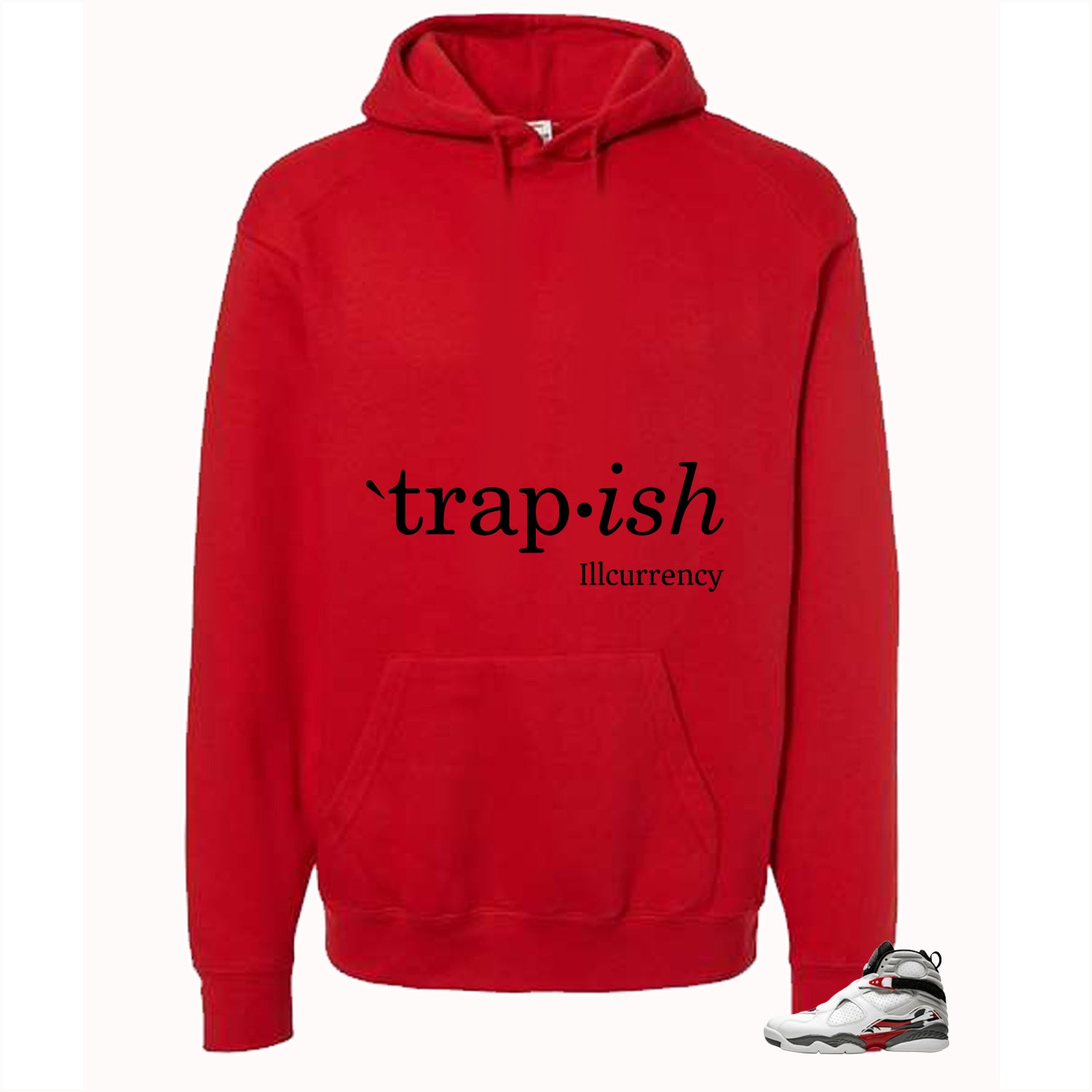 Air Jordan 8 Bugs Bunny Matching T-Shirt, Sweatshirts & Hoodies Red T-Shirt (Trapish)| illcurrency