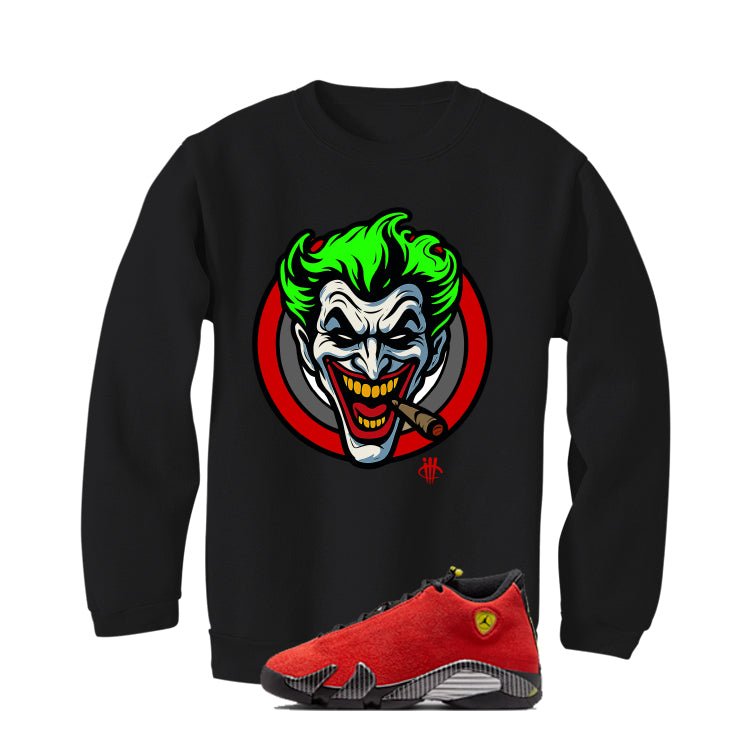 Air Jordan 14 Ferrari Black T-Shirt (Joke The Joker)| illcurrency