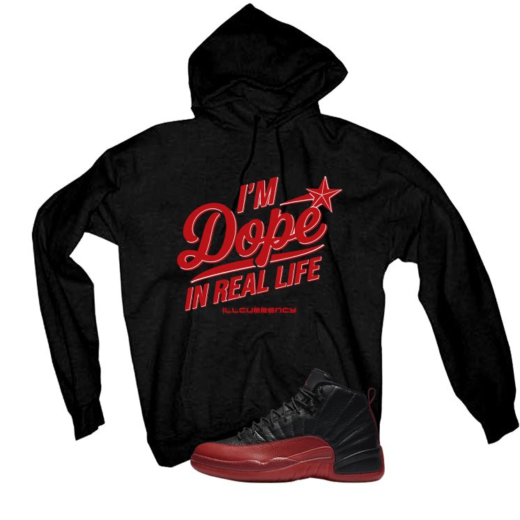 Air Jordan 12 Flu Game 2025 Black T-Shirt (DOPE)| illcurrency