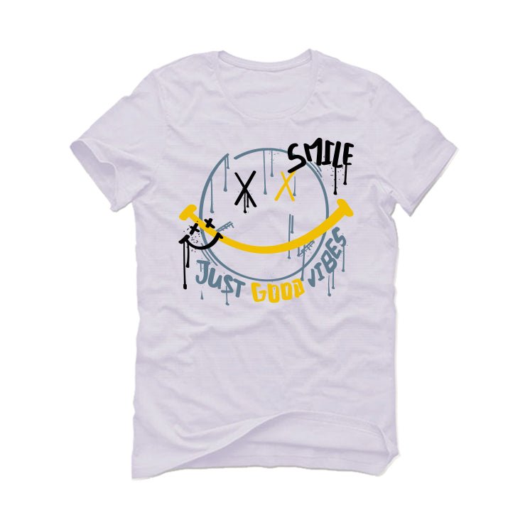 AIR JORDAN 13 “BLUE GREY” | illcurrency White T-Shirt (Smile)