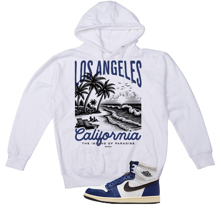 Air Jordan 1 Rare Air Deep Royal Blue White T-Shirt (Los Angeles)| illcurrency