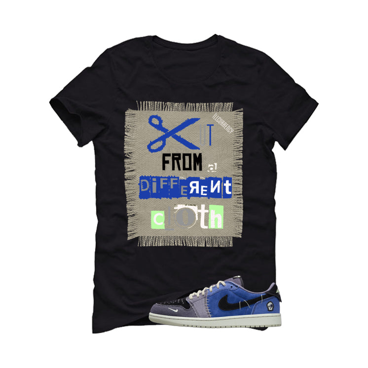 Air Jordan 1 Low OG Voodoo Alternate Matching T-Shirt, Sweatshirts & Hoodies Black T-Shirt (Cut from a different cloth)| illcurrency