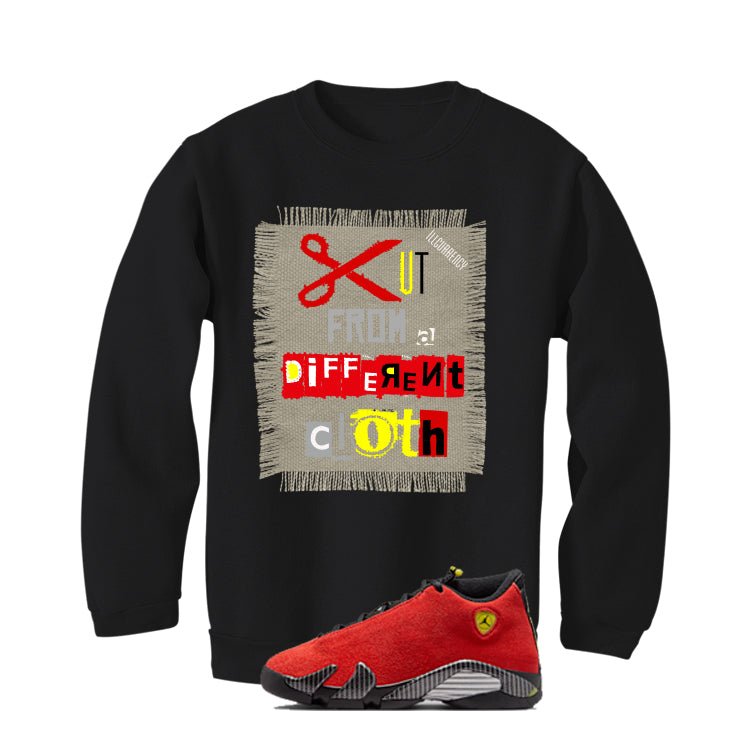 Air Jordan 14 Ferrari Black T-Shirt (Cut from a different cloth)| illcurrency