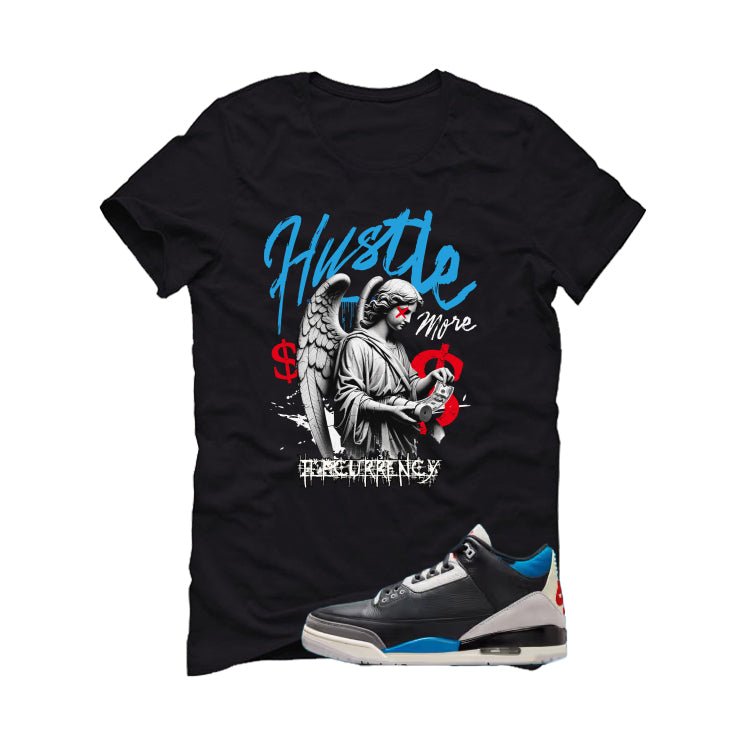 Air Jordan 3 OG Rare Air Black T-Shirt (Hustle More)| illcurrency