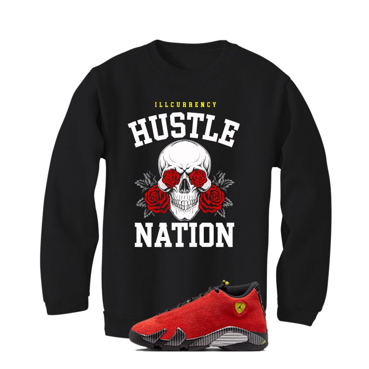 Air Jordan 14 Ferrari Black T-Shirt (Hustle Nation)| illcurrency