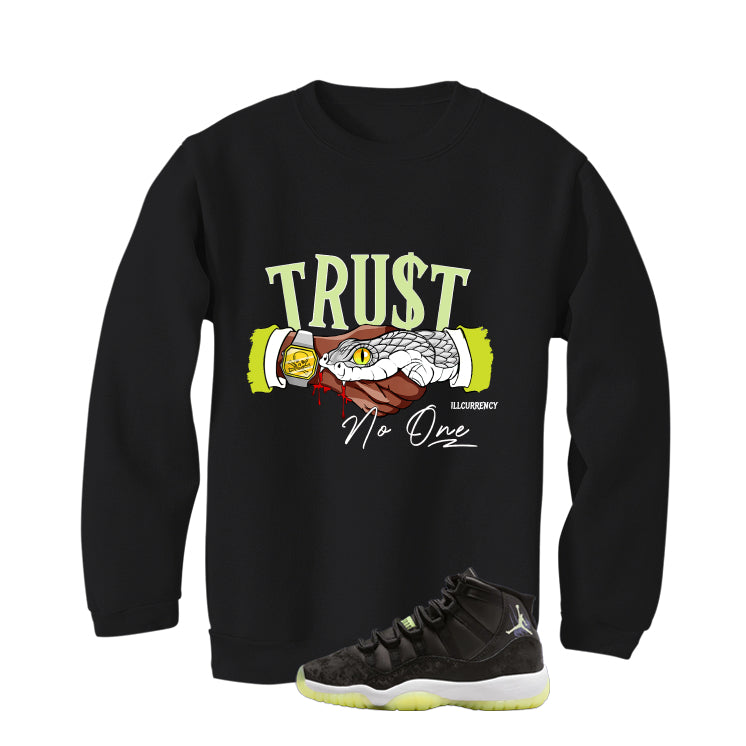 Air Jordan 11 GS Inner Beast Matching T-Shirt, Sweatshirts & Hoodies Black T-Shirt (Trust No One)| illcurrency