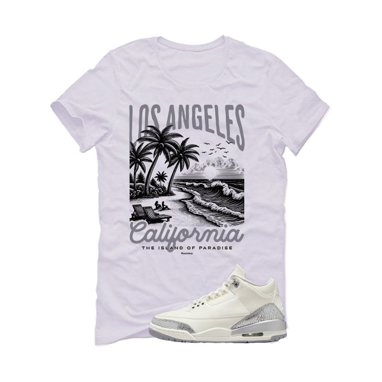 Air Jordan 3 WMNS Sail White T-Shirt (Los Angeles)| illcurrency