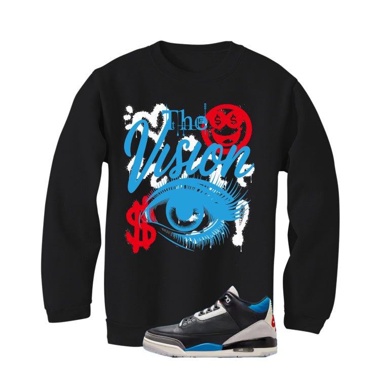 Air Jordan 3 OG Rare Air Black T-Shirt (The Vision)| illcurrency