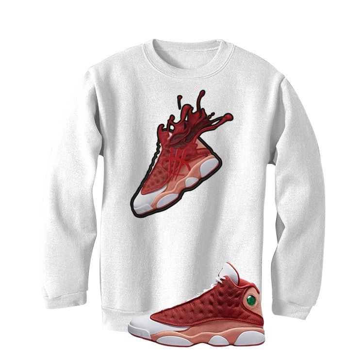 Air Jordan 13 Dune Red White T-Shirt (SPLASH 13)| illcurrency