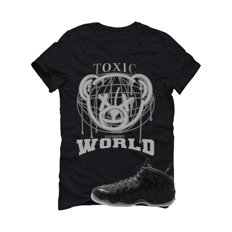 NIKE FOAMPOSITE ONE CARBON FIBER Matching T-Shirt, Sweatshirts & Hoodies Black T-Shirt (Toxic World)| illcurrency