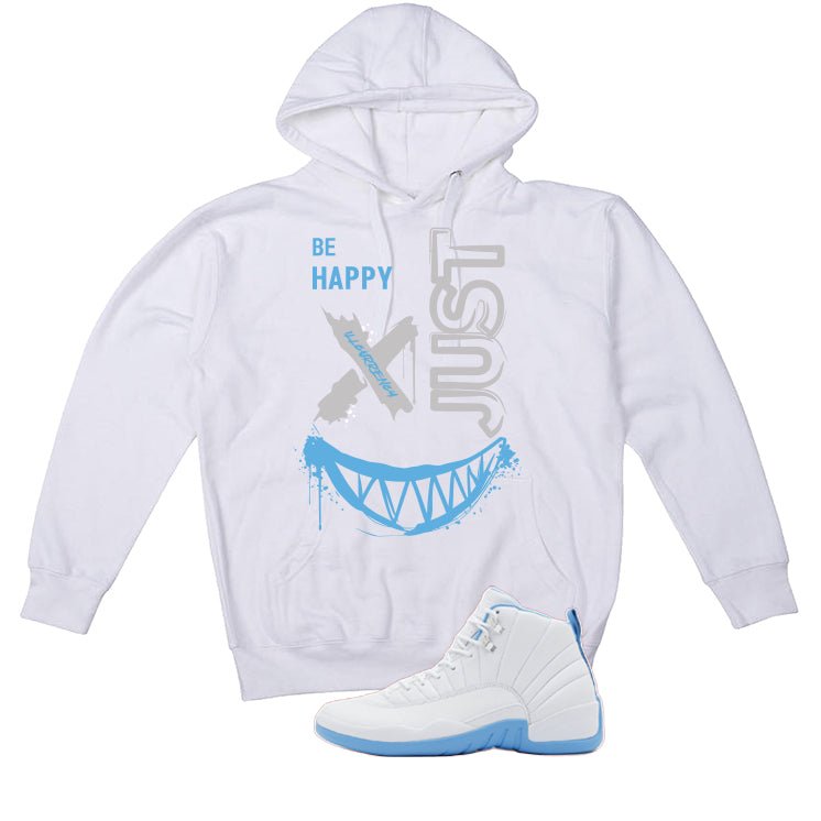 Air Jordan 12 Melo White T-Shirt (Be Happy)| illcurrency