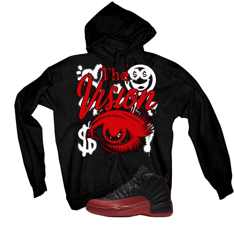 Air Jordan 12 Flu Game 2025 Black T-Shirt (The Vision)| illcurrency