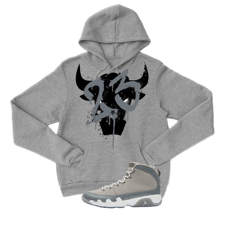 Air Jordan 9 Cool Grey Grey T-Shirt (Shadow Bull)| illcurrency