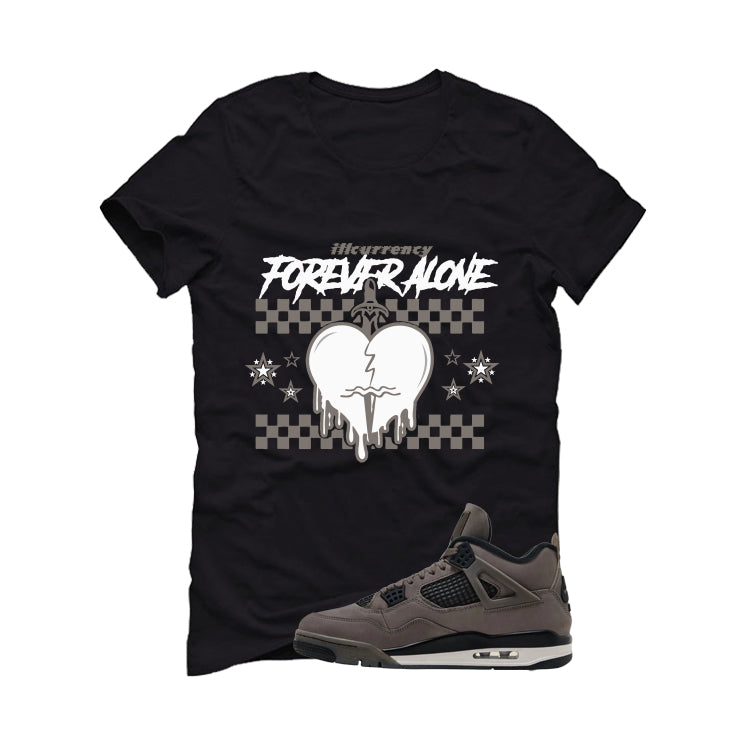 Air Jordan 4 Cave Stone Black T-Shirt (Forever Alone)| illcurrency