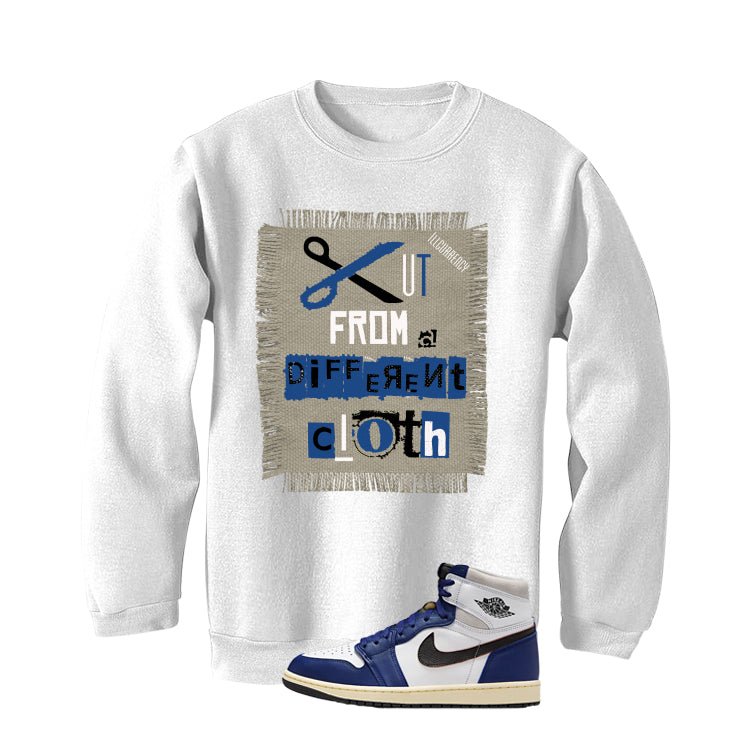 Air Jordan 1 Rare Air Deep Royal Blue White T-Shirt (Cut from a different cloth)| illcurrency