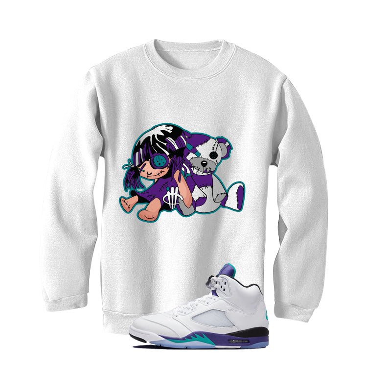 Air Jordan 5 OG Grape White T-Shirt (Rag Toys)| illcurrency