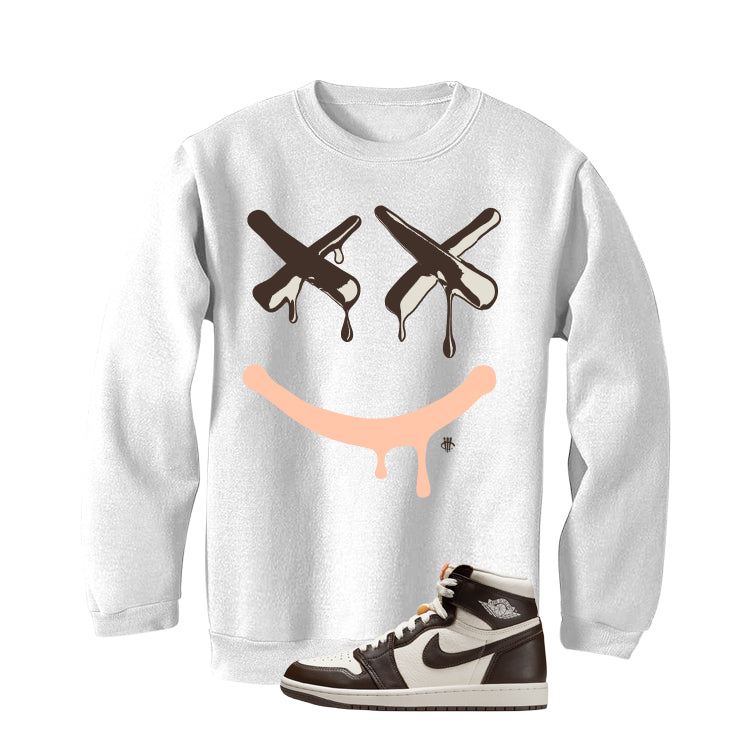 Air Jordan 1 High OG Baroque Brown White T-Shirt (Happy Drip)| illcurrency