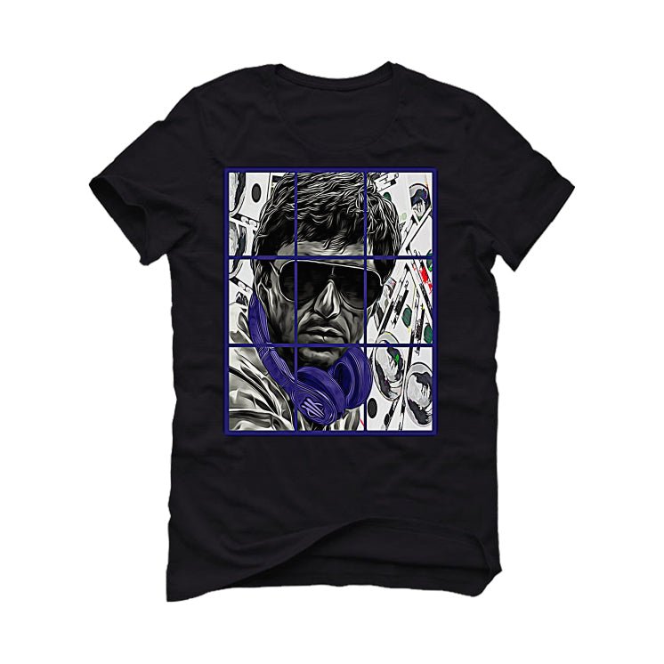 Air Jordan 12 Field Purple - Black T-Shirt (Pacino)