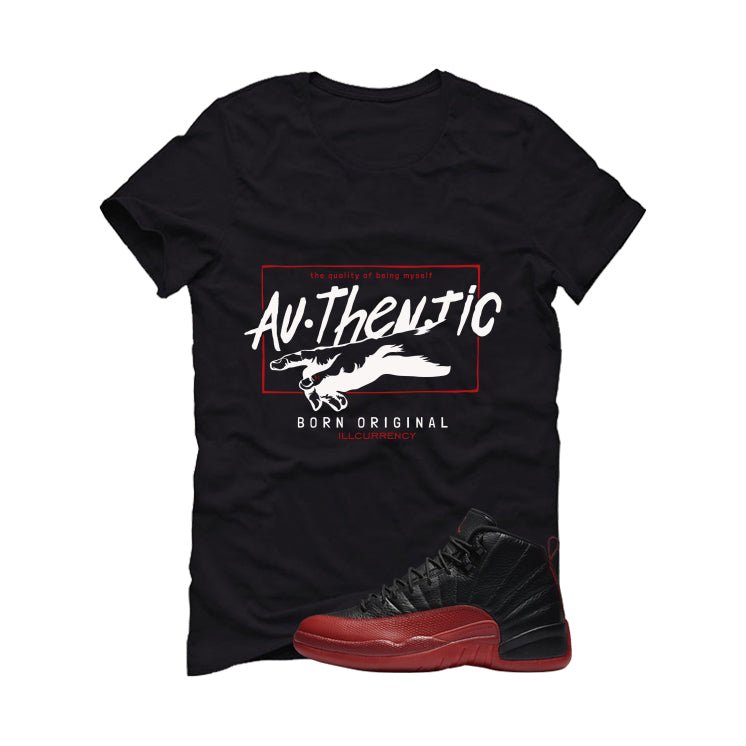 Air Jordan 12 Flu Game 2025 Black T-Shirt (Authentic)| illcurrency