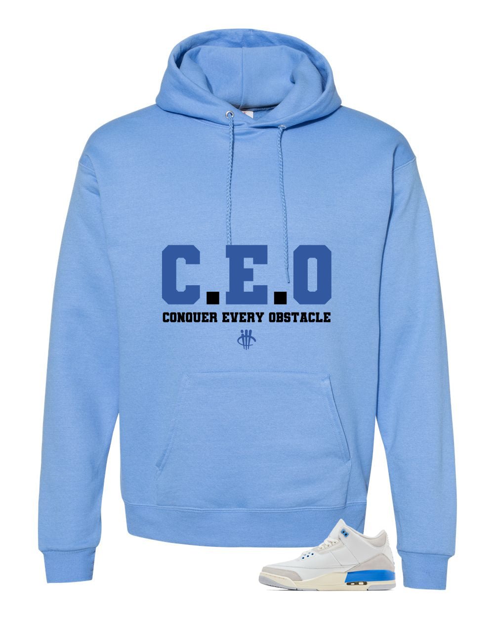 Air Jordan 3 Lucky Shorts Carolina Blue T-Shirt (CEO)| illcurrency